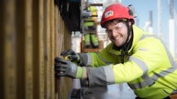 image of HPC worker on site